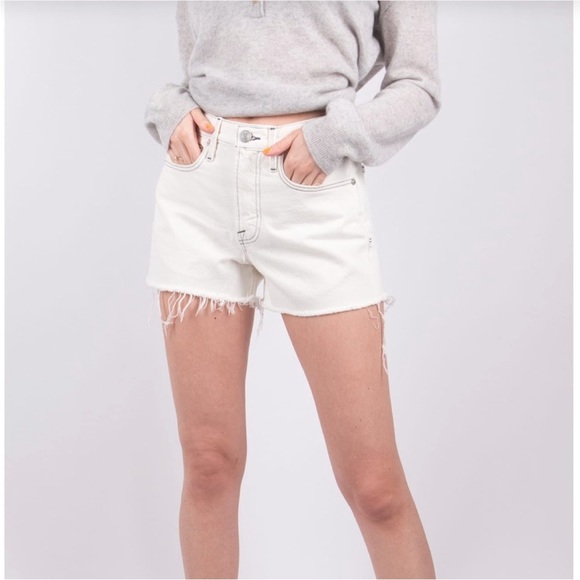 NWT New Frame Denim Le Brigette Shorts- Chalked - Picture 3 of 11